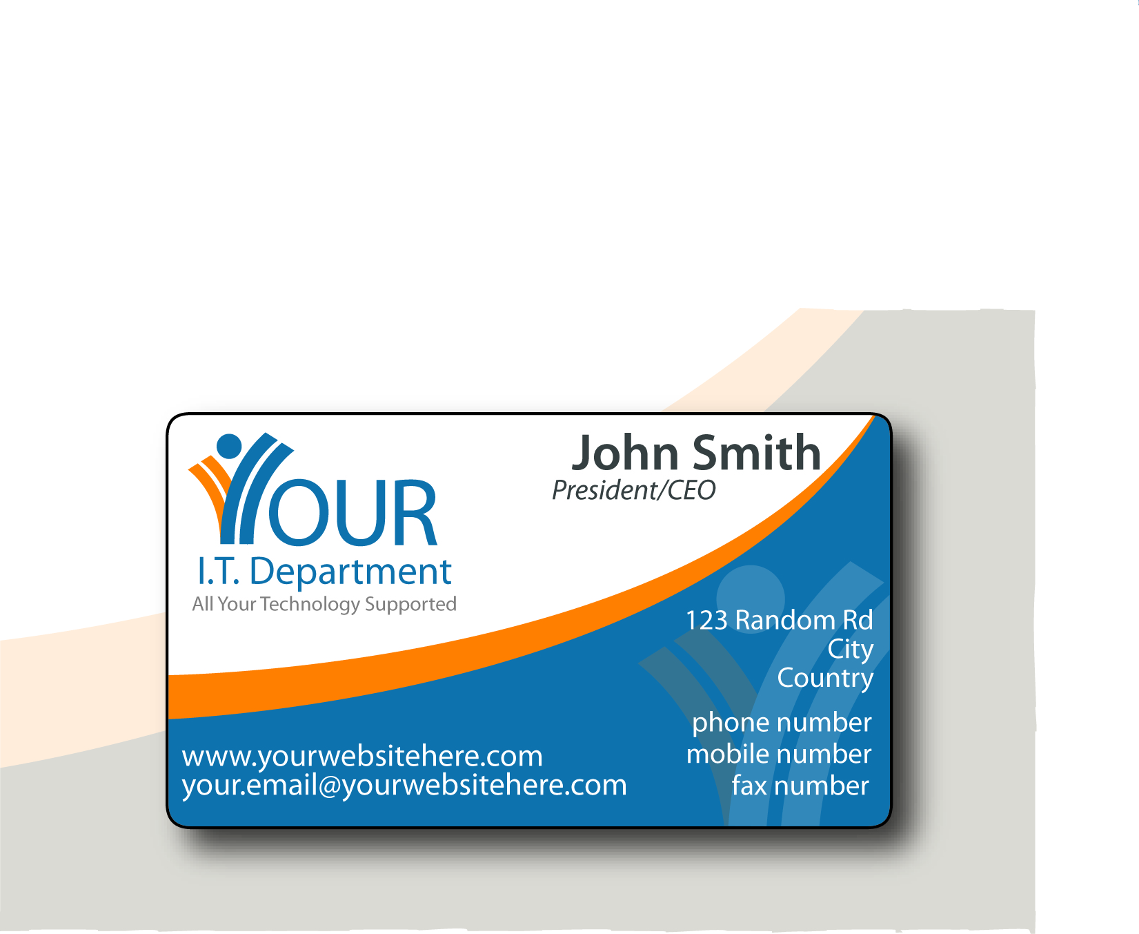 Diseño de Tarjeta de Presentación por Stellar Designs para Your IT Department Ltd | Diseño #42183