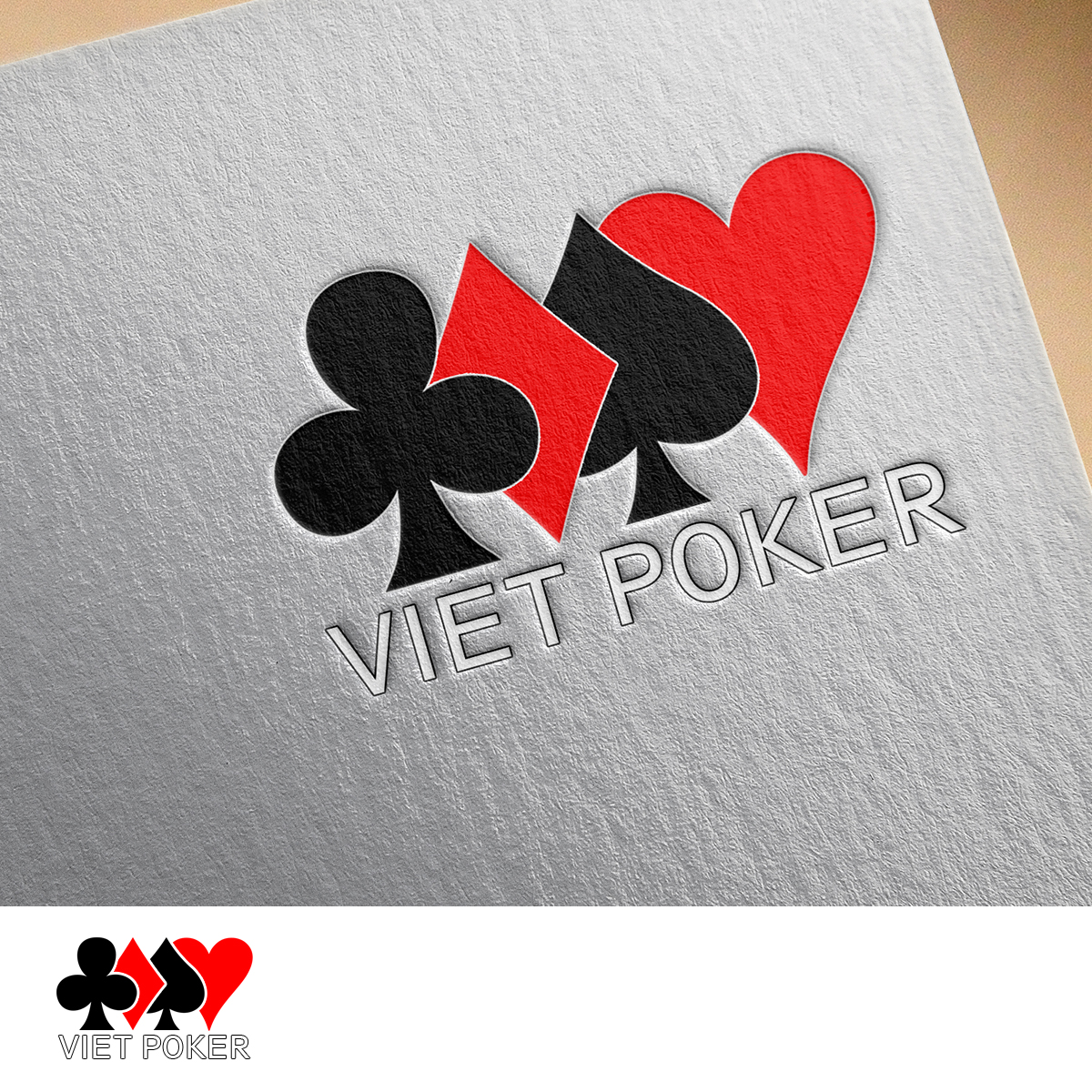 Logo Design by Prabhat Suthar for Viet Poker | Design #16801139