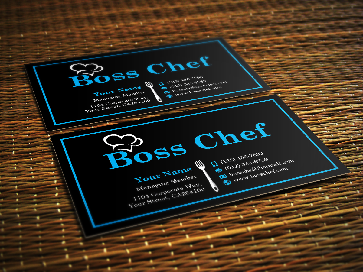 Business Card Design by Your_Design for Boss Chef | Design #16739437