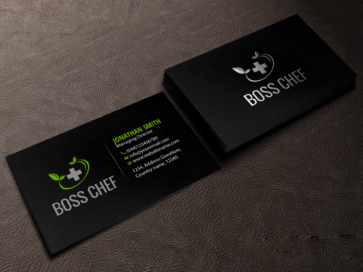 Business Card Design by Creations Box 2015 for Boss Chef | Design #16739746