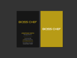 Business Card Design by Creations Box 2015 for Boss Chef | Design: #16739747