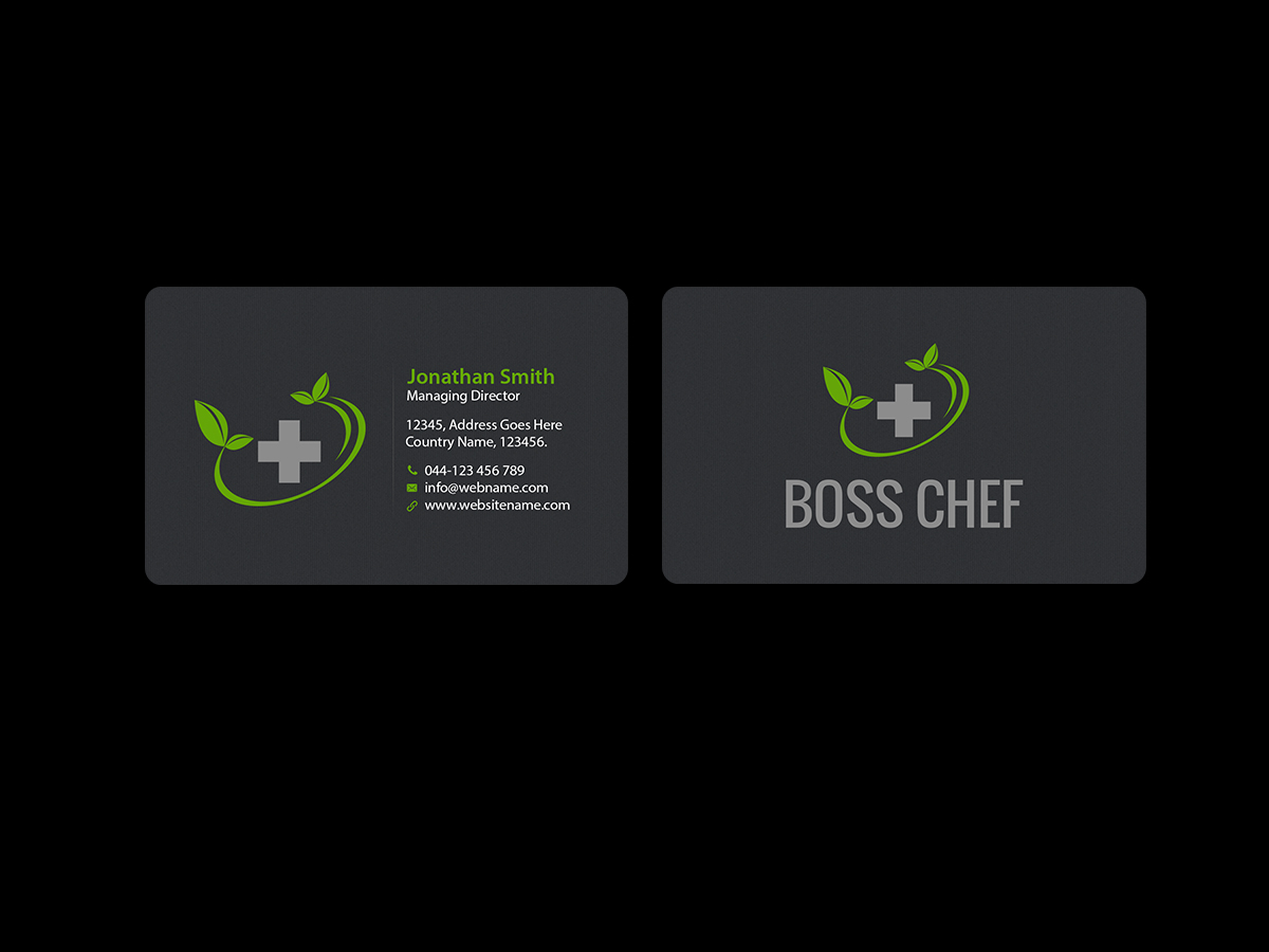 Business Card Design by Creations Box 2015 for Boss Chef | Design #16739769