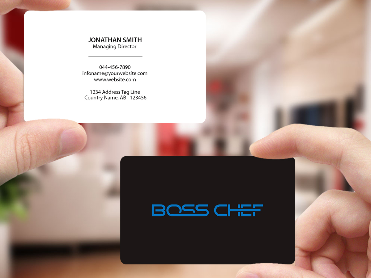 Business Card Design by Creations Box 2015 for Boss Chef | Design #16739777