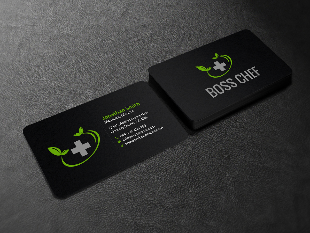 Business Card Design by Creations Box 2015 for Boss Chef | Design #16739792