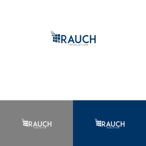 'Rauch Insulation' 'Rauch' or simply 'R I' are all acceptable… You can add ‘Moscow, ID’ if you choose. The name 'Rauch' is important branding. I come from a prominent family in this area and name recognition is important in this word-of-mouth market. My father has been a builder in this county for 40 years, there is an association with the name 'Rauch' with integrity, quality, and community. | Logo Design by DesignDUO