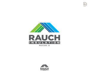 'Rauch Insulation' 'Rauch' or simply 'R I' are all acceptable… You can add ‘Moscow, ID’ if you choose. The name 'Rauch' is important branding. I come from a prominent family in this area and name recognition is important in this word-of-mouth market. My father has been a builder in this county for 40 years, there is an association with the name 'Rauch' with integrity, quality, and community. | Logo Design by D_Mantra