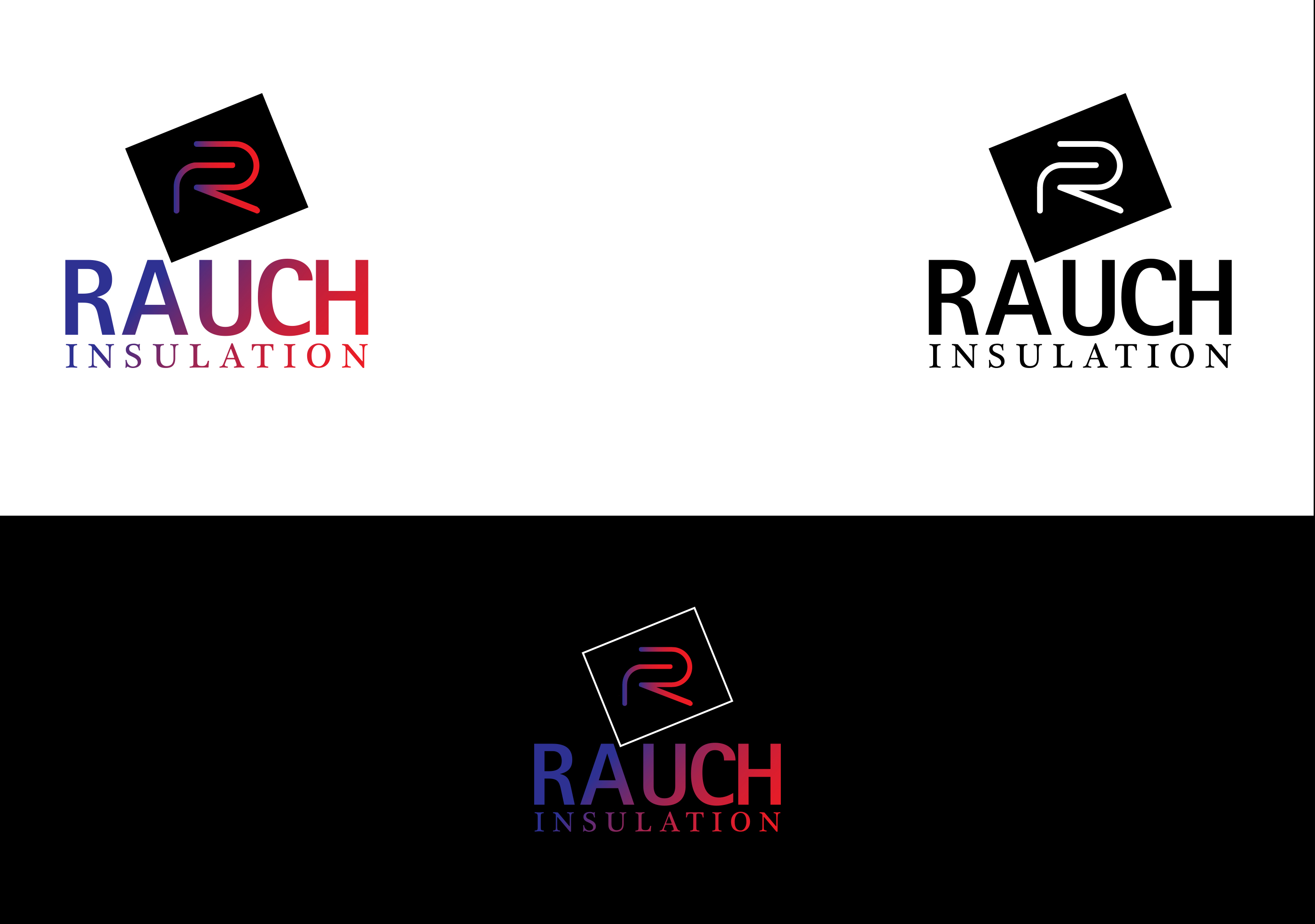 Logo Design by aaronmarvinson for Rauch Insulation, LLC | Design #16751789