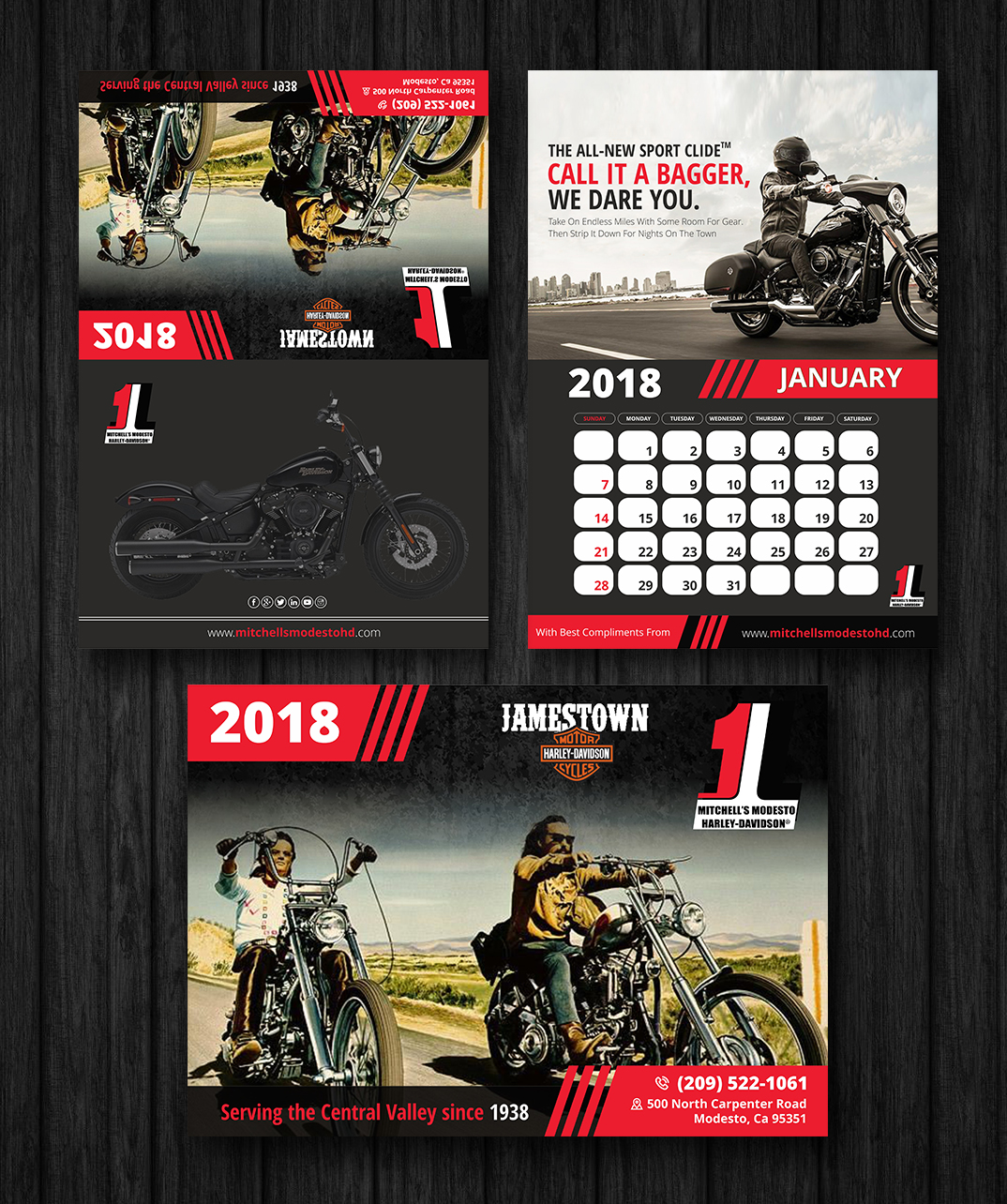 Print Design by ecorokerz for Mitchell's Modesto Harley-Davidson | Design #16791019