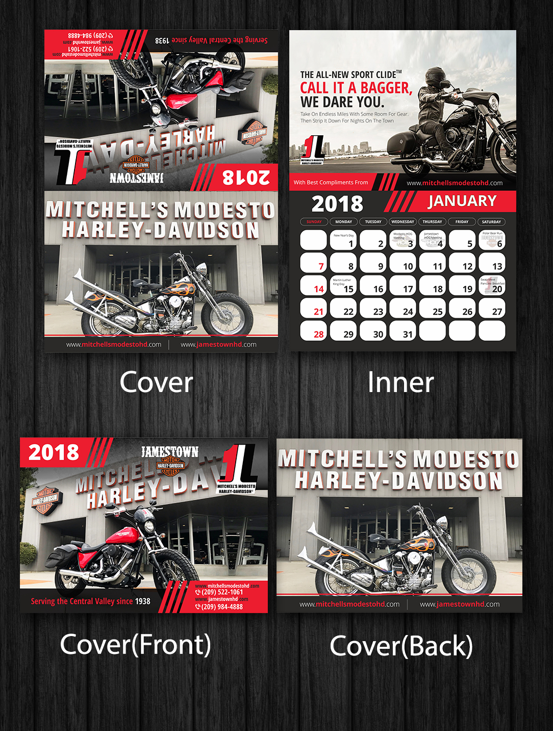 Print Design by ecorokerz for Mitchell's Modesto Harley-Davidson | Design #16805415