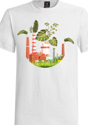 Factory of Flowers T Shirt Design | Diseño de Camiseta por Estratosphera