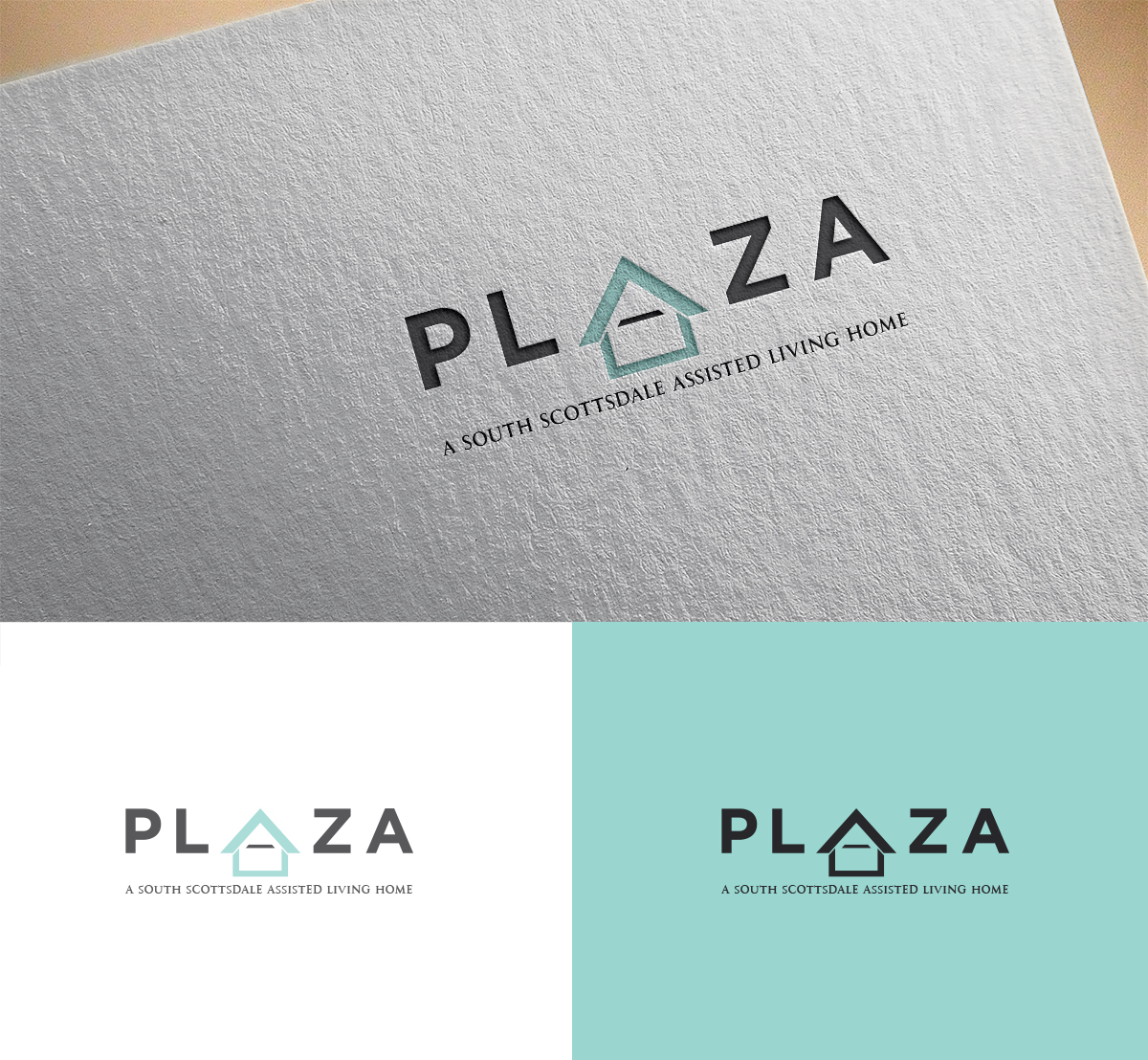 Logo Design by PointGrfx for The Plaza Assisted Living of Scottsdale, LLC | Design #16736779