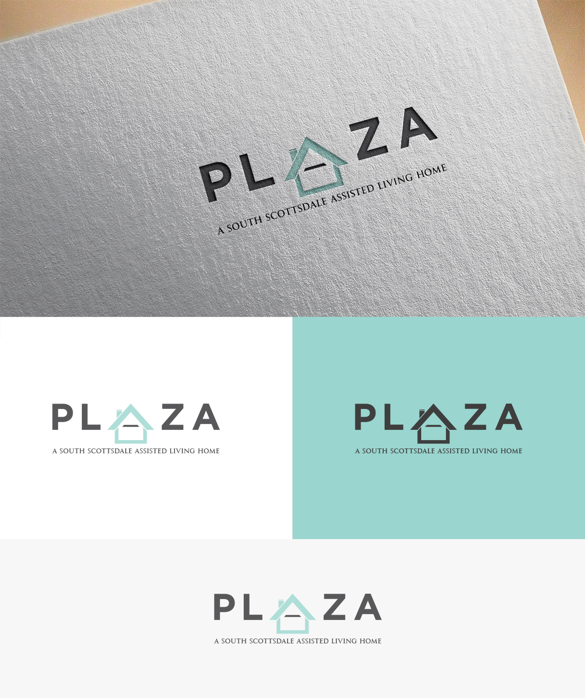 Logo Design by PointGrfx for The Plaza Assisted Living of Scottsdale, LLC | Design #16792267