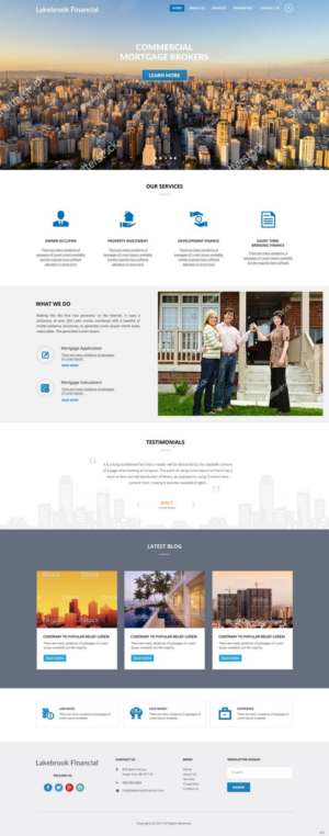 Web Design by pb for this project | Design: #16739934