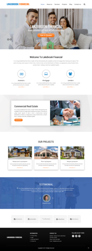 Web Design by pb for this project | Design: #16739949