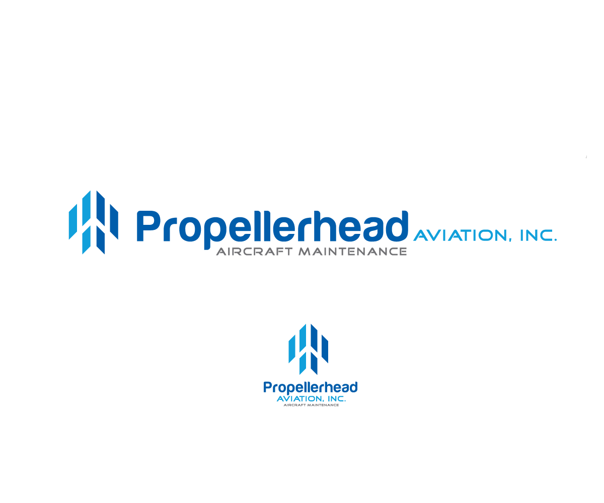 Modern, Professional, Aviation Logo Design for Propellerhead Aviation