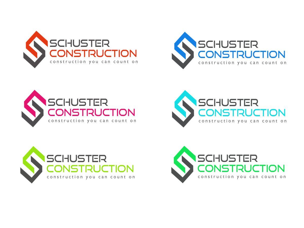 Logo Design by One Pen Design for Schuster Construction | Design #2687023