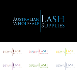 Logo-Design von Lydia Tousalwa 2 für Australian Wholesale Lash Supplies | Design #16787634