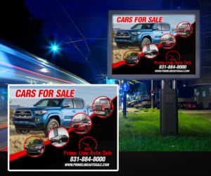 Prime Line Auto Sale | Design de Panneau par Designers Hub