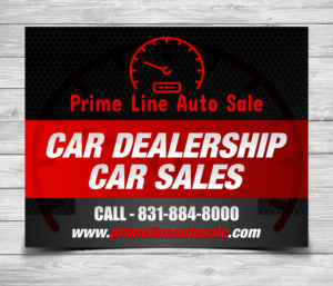 Prime Line Auto Sale | Design de Panneau par ecorokerz
