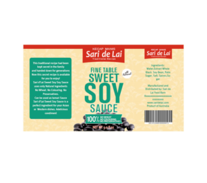 Sari de Lai Sweet Soy sauce with natural ingredients