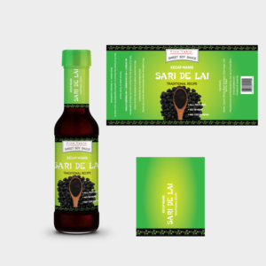 Sari de Lai Sweet Soy sauce with natural ingredients | Diseño de Etiqueta por cosmicline