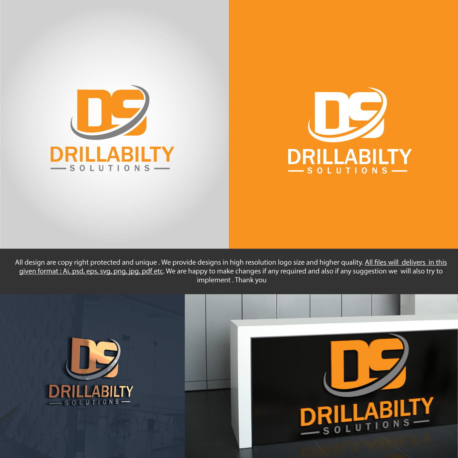 Diseño de Logo por logographix para Drillability Solutions | Diseño #16770363
