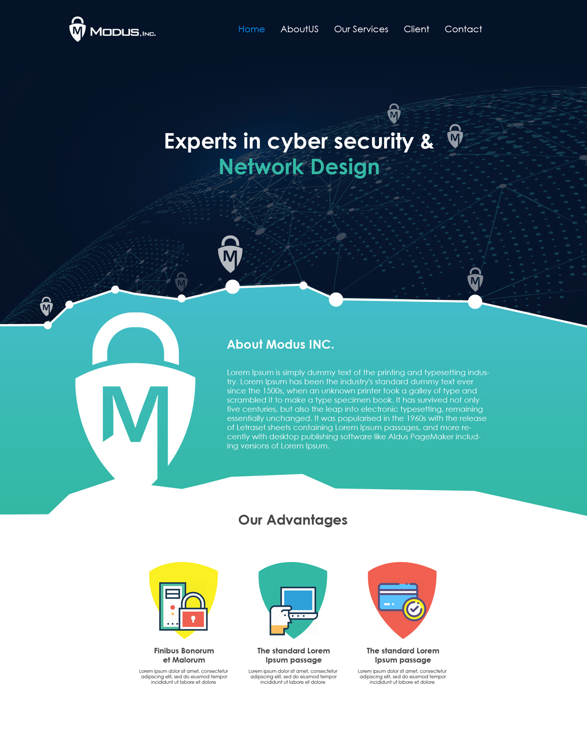 Web Design by Zumbic for Modus, Inc. | Design #16869062