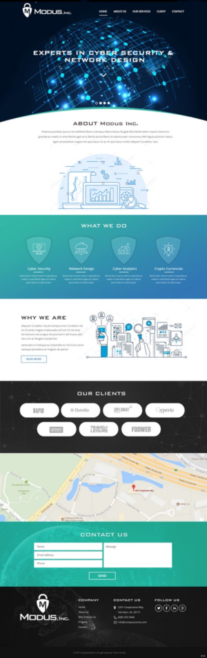 Web Design by pb for Modus, Inc. | Design: #16772471