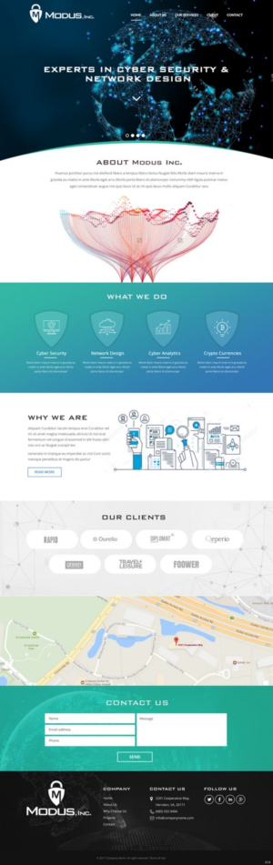 Web Design by pb for Modus, Inc. | Design: #16772472