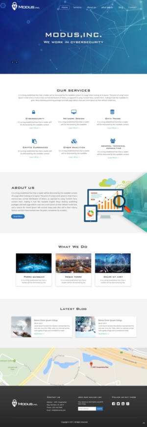 Diseño Web por pb para Modus, Inc. | Diseño: #16772473