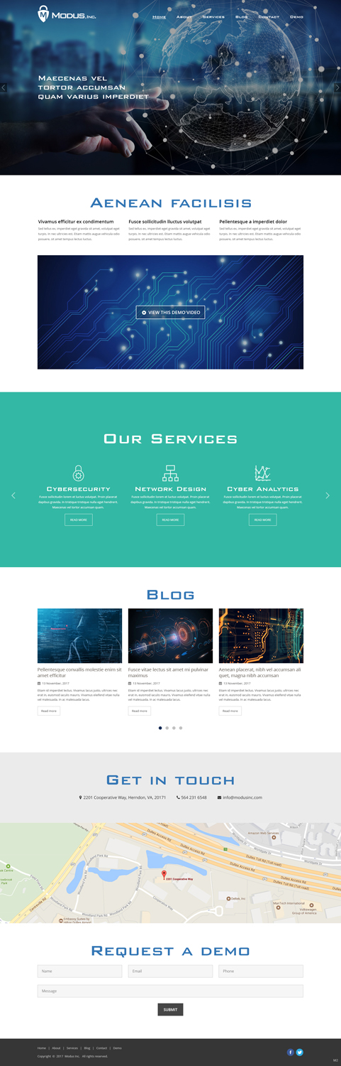 Web Design by pb for Modus, Inc. | Design #16772474