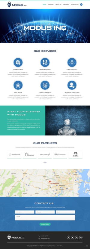 Web Design by pb for Modus, Inc. | Design: #16772478