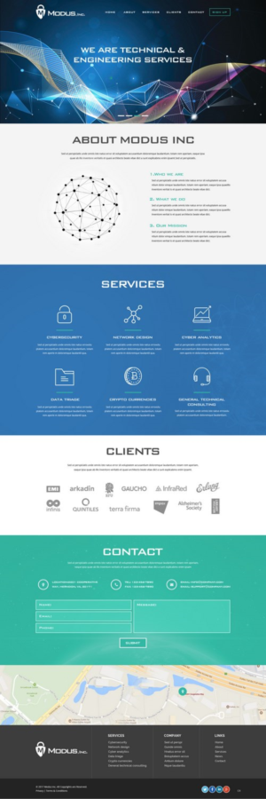 Web Design by pb for Modus, Inc. | Design: #16772489