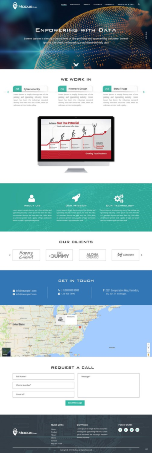 Diseño Web por pb para Modus, Inc. | Diseño: #16772493