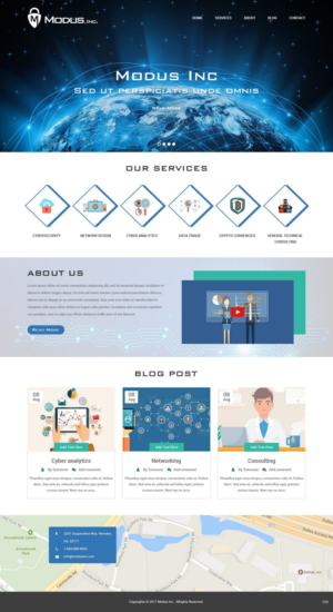 Web Design by pb for Modus, Inc. | Design: #16772503