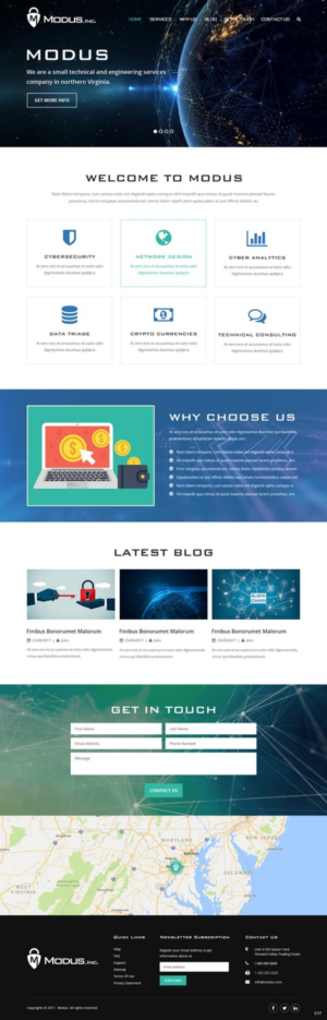 Web Design by pb for Modus, Inc. | Design: #16800929