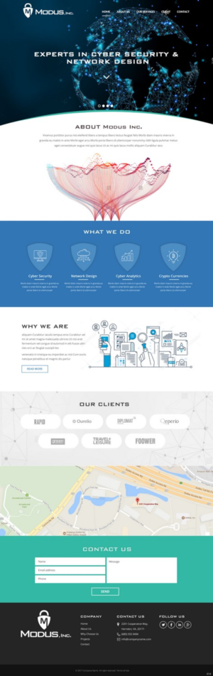 Web Design by pb for Modus, Inc. | Design: #16800931