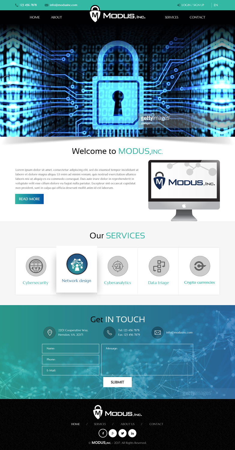 Web Design by rightway for Modus, Inc. | Design #16773780