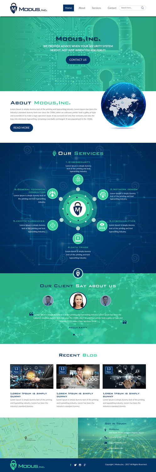 Web Design by rightway for Modus, Inc. | Design #16773792