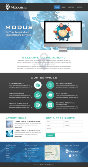 Diseño Web por rightway para Modus, Inc. | Diseño: #16773794