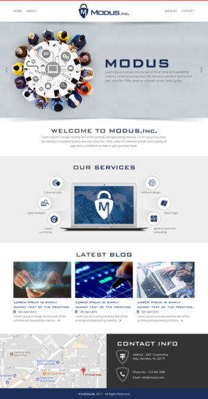 Web Design by rightway for Modus, Inc. | Design: #16773795