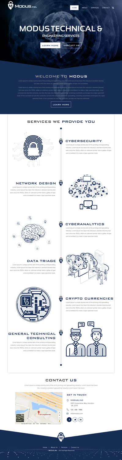 Web-Design von rightway für Modus, Inc. | Design #16801201
