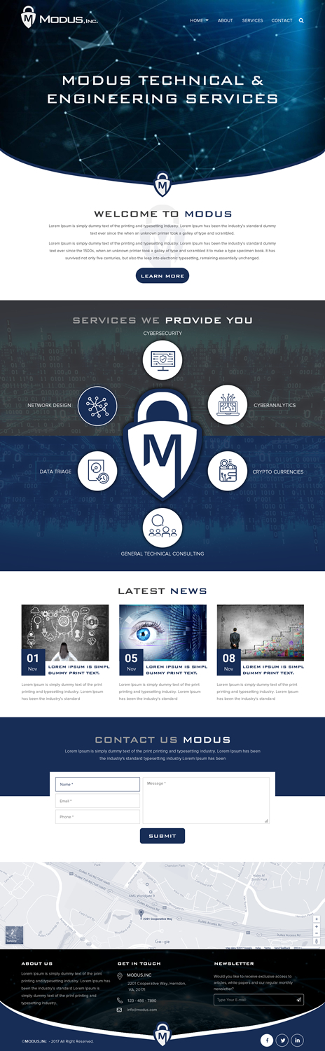 Web Design by rightway for Modus, Inc. | Design #16801202