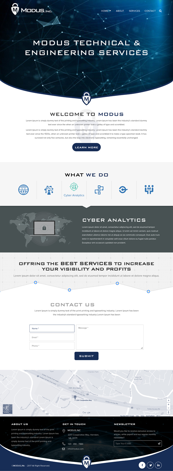 Web-Design von rightway für Modus, Inc. | Design #16846268