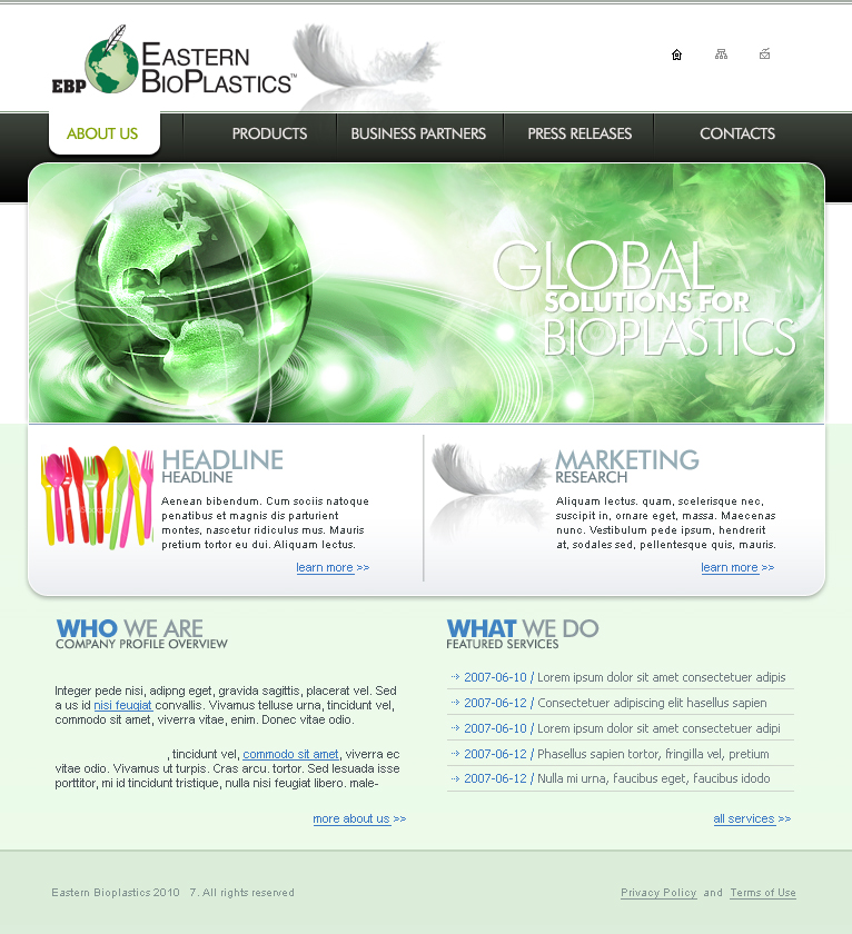 Web Design by Urban Ad for FluidXY Design | Design #44476