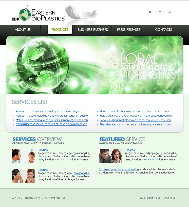 Web Design by Urban Ad for FluidXY Design | Design #44477