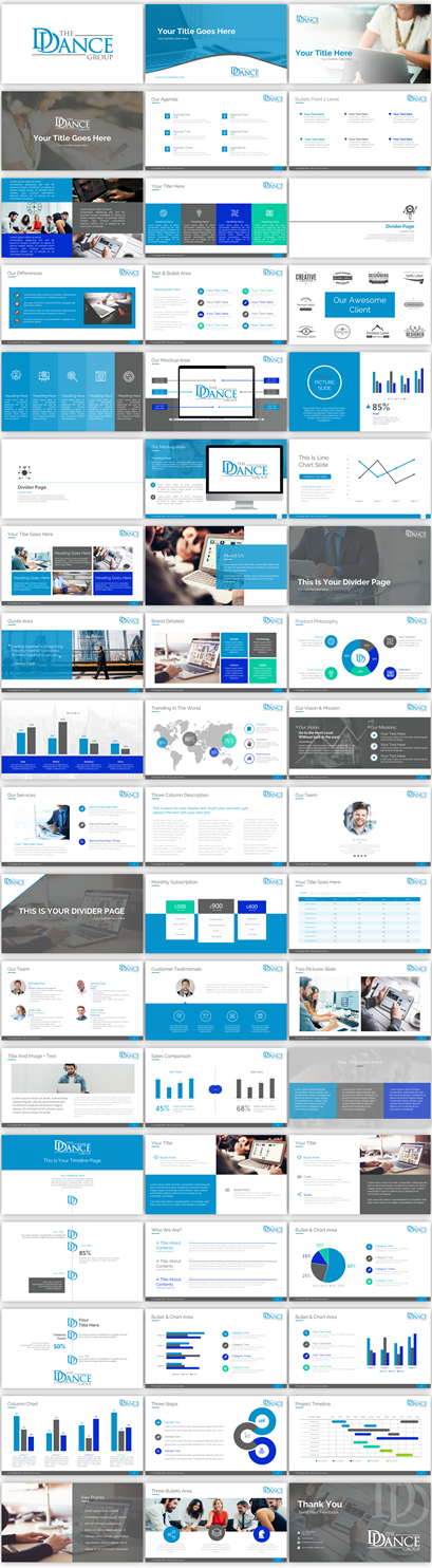 PowerPoint Design by Imazing for The DDance Group | Design #16803100