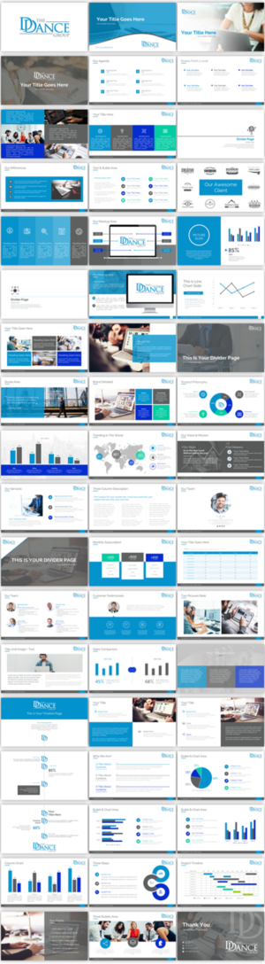 PowerPoint Design by Imazing for The DDance Group | Design: #16803100