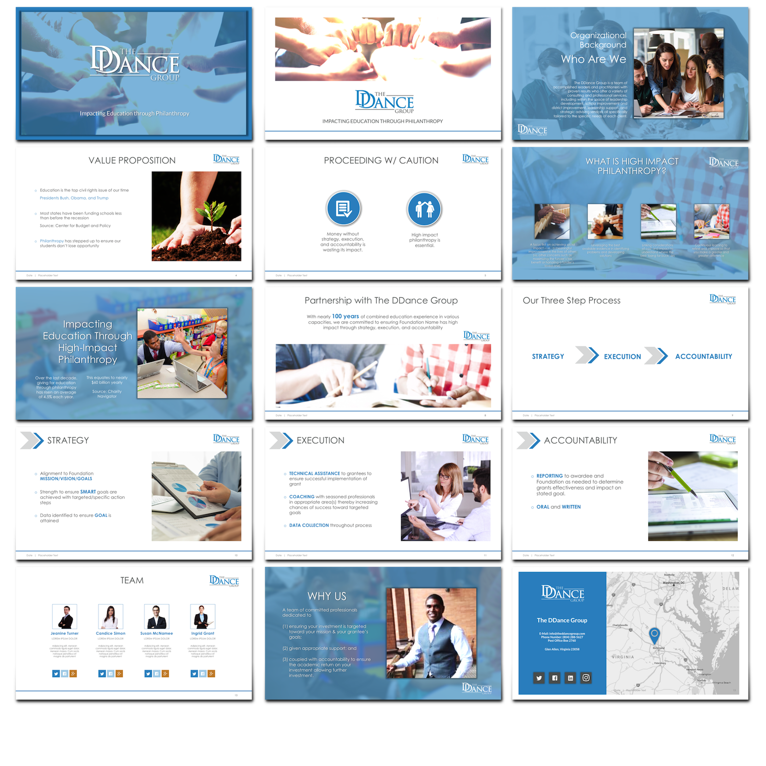 PowerPoint-Design von StonyDog Design für The DDance Group | Design #16761429