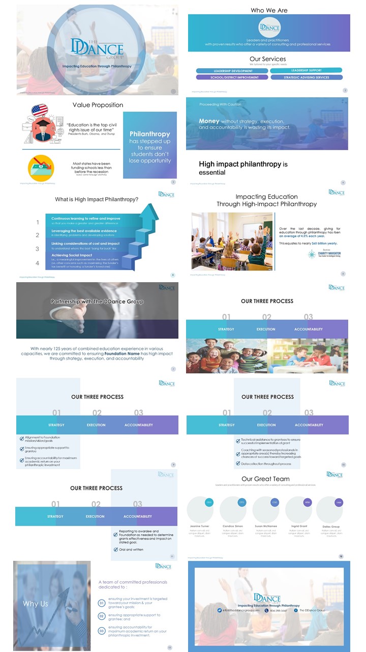 PowerPoint Design by YenStudio for The DDance Group | Design #16845302